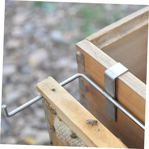 BESPORTBLE 3pcs Beehive Frame Holder Rack Holder Bee Nest Support Bracket for Beekeeping Tool Stainless Steel