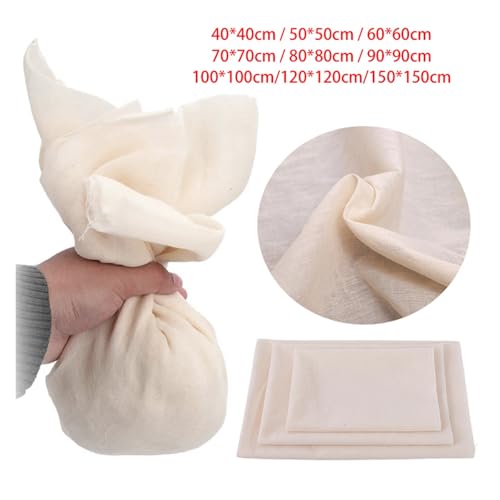 1pc Cotton Gauze Muslin Cheesecloth - Ideal for Tofu, Butter, and Cheese Making | Kitchen Gadget for DIY Soy Pressing and Baking(40x40cm) - size: 40x40cm