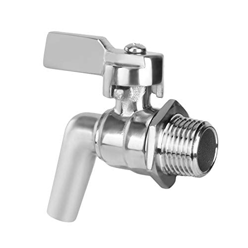 Beer Faucet Tap, Stainless Steel Adjustable Beer Faucet Rate Regulator Kit, Faucet Tap Spigot Replacement for Homebrew Wine Beverage Dispenser