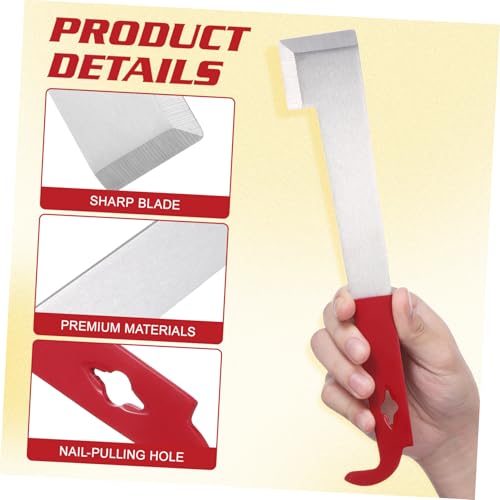 Yardwe Beehive Tool Hanging Stainless Steel Beekeeping Equipment Multi-Function Pry Tool for Beekeepers Beehive Frame Lifter and Scrapper