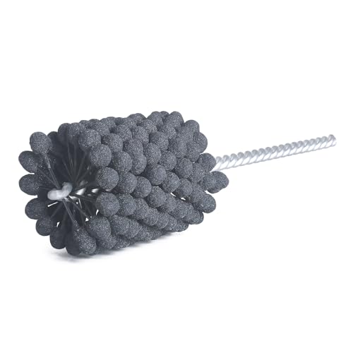 Garhgi 2 Inch (50.8mm) Cylinder Hone Tool, Flexible Resilient 240 Grit Ball | Silicon Carbide for Engine Brake Rotors Cylinders Camshaft Bearings Piston Rings Surface Finishing Crosshatching Deglazing - size: 2.000"(50.8mm), style: 240 Grit