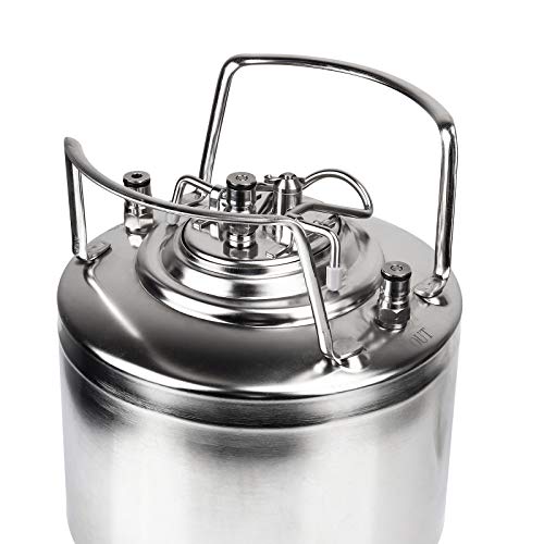 MRbrew All 304 Stainless Steel Corny Keg Pressure Relief Valve, 4 Pcs Ball Lock Keg Lid Pressure Release Valve for Cornelius Keg Homebrew Beer Kegerator Replacement Kit Kegerator Parts
