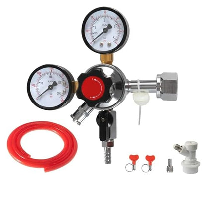 Home Brewing CO2 Regulator Home Brewing Kit, Beer Regulator, Co2 Pressure Regulator with Safety Pressure Relief Valve Brewing Accessories