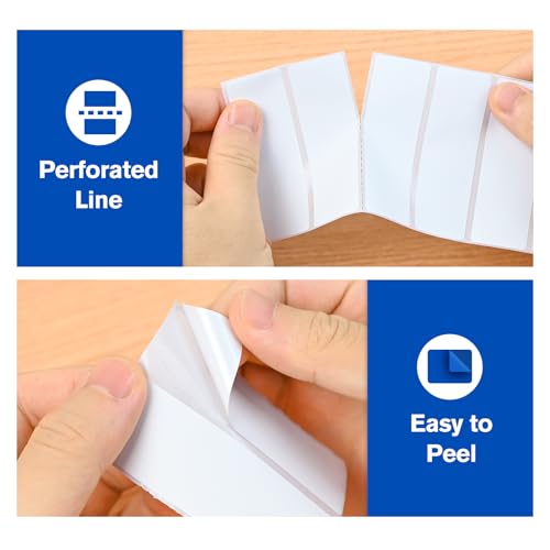 L LIKED 3" x 1" Thermal Labels, Blank Removable Labels with No Residue, Water and Oil Resistant, Use for Both Home and Office (1 Roll, 1400 Labels) - size: 1x3-1400