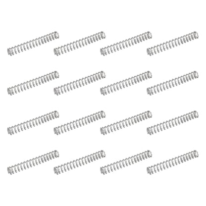 uxcell 50Pcs 304 Stainless Steel Compression Springs, 0.5mm x 3mm x 20mm Small & Tiny Pen Spring for Home Repair & DIY, Workshop & Industrial Use, (Silver Tone) - size: 3mmx20mm