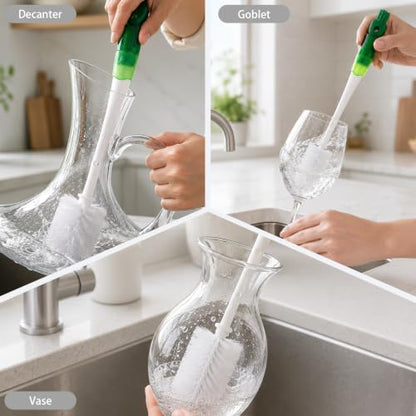 bottle brush set,Used for cleaning Straw, bottle cap and bottle