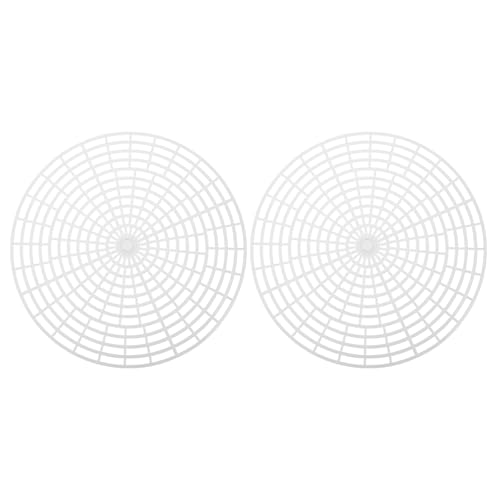 2pcs Plastic Pickling Mesh Plate: 12" Vegetable Fermentation Press for Canning Jars - Fermenting Tamper Tool for Kimchi Sauerkraut Pickled Chili - size: 30.00X30.00X1.50CM