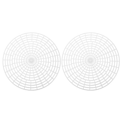 2pcs Plastic Pickling Mesh Plate: 12" Vegetable Fermentation Press for Canning Jars - Fermenting Tamper Tool for Kimchi Sauerkraut Pickled Chili - size: 30.00X30.00X1.50CM