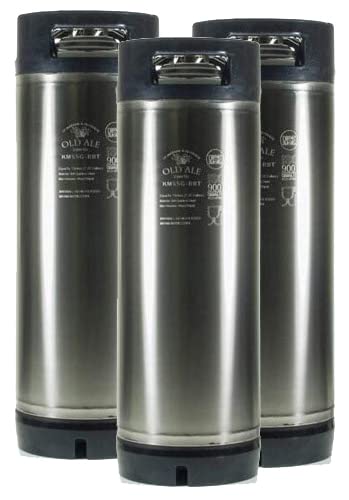 The Homebrew Shop 5 Gallon Home Brew Keg - New Ball Lock - Stainless Steel Product Tank (3 Pack) (5 Gal) - size: 3 Pack