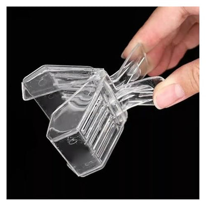 16pcs Plastic Book Clip Type Queen Cage Transparent Catching Clamp Bee Controller Beekeeping Tools
