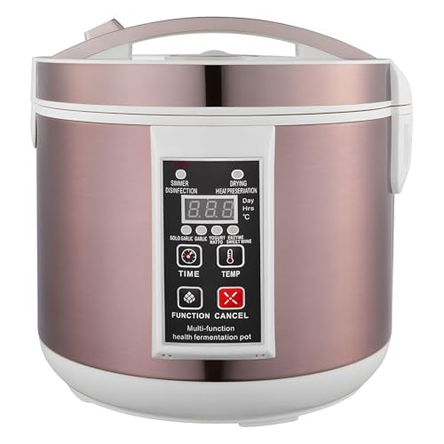 6L Multi-functional Health Fermentation Pot Black Garlic Fermenter 110V Automatic Intelligent Fermenter for Yogurt Enzyme Natto Vinegar Red Wine