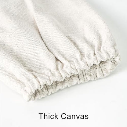 Luwint Kids Premium Goatskin Leather Garden Gloves - Protective Gauntlets for Boys Girls Planting Cactus Rose Pruning - size: Small