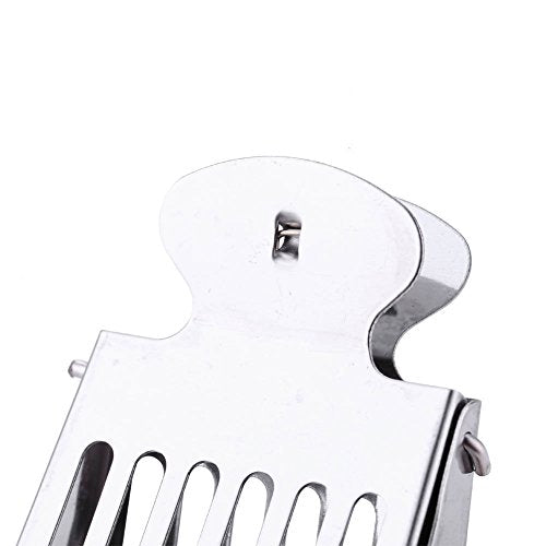 Fdit Stainless Steel Queen Bee Clip Cage Catching Tool for Quick Catching Bees, Beekeeping Equipment (Black)