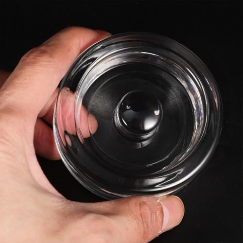 3pcs Fermentation Weights: Heavy Glass Fermenting Stones with Easy-grip Handle Compatible with Wide Mouth Mason Jars for Sauerkraut Kimchi