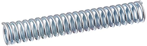 Prime-Line SP 9726 Compression Spring, Spring Steel Construction, Nickel-Plated Finish, 0.047 GA x 5/16 In. x 2 In. (4 Pack) - color: Nickel, size: 5/16 in. x 2 in.
