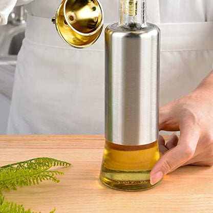 Stainless Steel Funnel, 3 Pack Gold Metal Kitchen Funnel Set, Food Grade Kitchen Gadgets Accessories, Mini Funnels for Filling Bottles, Liquid Transfer, Cooking, Car Oil, Lab Use