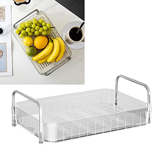 Cup Drying Rack Heavy Duty Plastic with Drain Tray Countertop Storage Shelf for Kitchen Countertop Organizer Home (Single Layer White) - color: Single Layer White