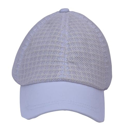 Three Layer Ventilated Beekeeping Veil in Round (3-Layer Hat, White P-Cap) - color: White P-CAP