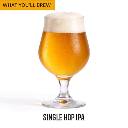Craft A Brew Recipe Kit - Single Hop IPA Refill - 1 Gallon - Ingredients for Home Brewing Beer - color: Single Hop IPA