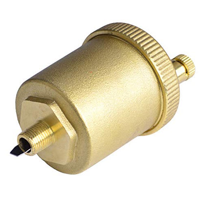 Hydro Master Automatic Air Vent Valve 1/8 Inch Brass - size: 1/8”