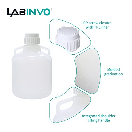 10L Round Carboy, PP Materia,Molded Graduation, with Integrated Shoulder Lifting Handle, IN-CAB10 - style: 10L