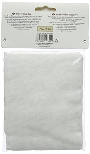 KitchenCraft Home Made Butter Muslin Cloth for Straining, Cotton, 90 cm
