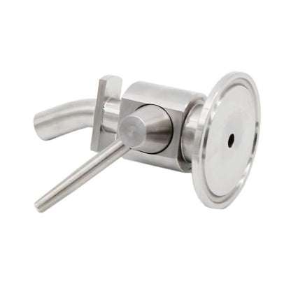 1.5"TC Sample Valve 304 Stainless Steel Sanitary Clamp Brewing Sample Valve Homebrew Conical Fermenter(B) - color: B