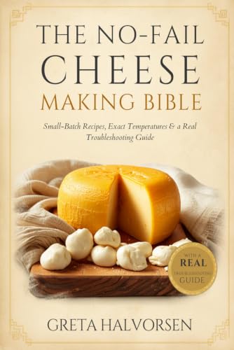 The No-Fail Cheese Making Bible: Small-Batch Recipes with Exact Times, Temperatures & Easy-to-Find Ingredients, Plus a Real Troubleshooting Guide - Make Fresh & Aged Cheese at Home for Beginners