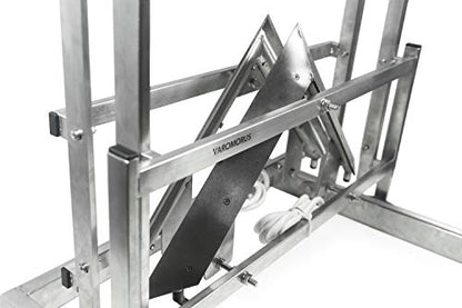 Hive Frames Uncapper with Double 12V Electric Knives Bee Honey Stainless Steel Uncapping Machine