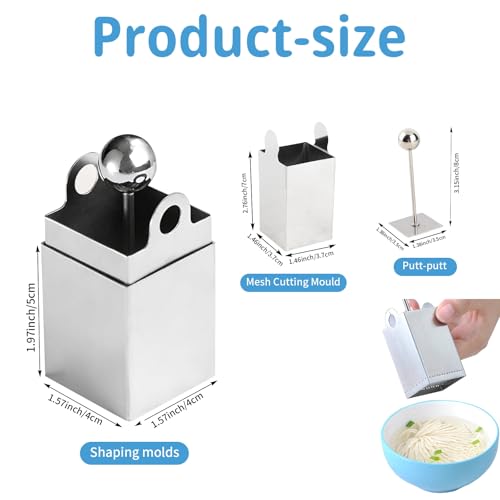 Stainless Steel Tofu Cutter, Practical Square Shaped Tofu Pressing Mold, DIY Tofu Paneer Cheese Knife (Chrysanthemum shape)