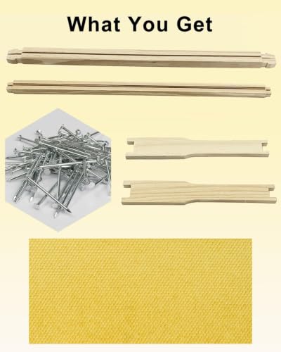 vensovo 10 Pack Bee Frames Deep - Bee Hive Frames and Wax Foundations Yellow Beehive Frams - color: Yellow