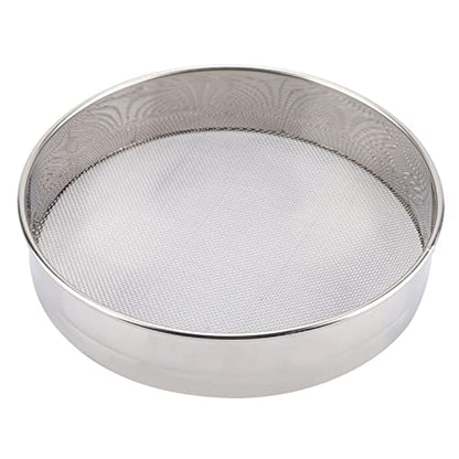 Stainless Steel Honey Strainer Double Sieve, Honey Harvesting Beekeeping Starter Tool Kit with Adjustable Arms