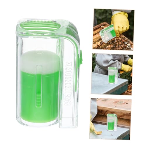 Sosoport 2pcs Marking Bottle Convenient Queen Rearing Tool for Beekeepers Plastic Bee Cage for Easy Identification Lightweight and Portable Beekeeping Accessory