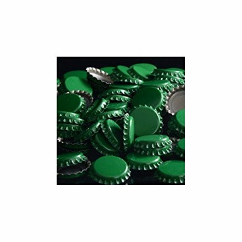 FastRack 144 Oxygen Absorbing Beer Bottle Caps 26mm Pry-Off Green Standard Homebrew Bottle Tops for Glass Bottles PVC-Free Crown Caps for Beer Bottling