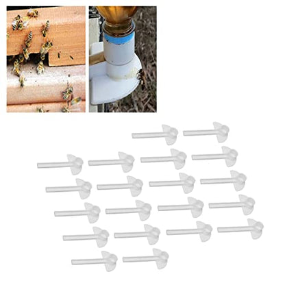 20Pcs Bee Waterer Hives Water Feeder, Multifunctional Duck Beak Type Bee Feeding Water Feeder, Bee Water Feeder, Bee Watering Station, Bee Feeder, Beekeeper Equip Garden Tool
