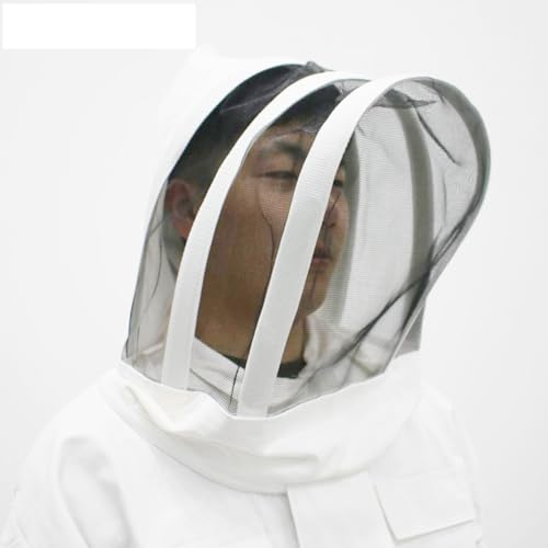 Beekeeper Suit,Bee Suits for Men Sting Proof,Bee Keeper Suit for Men,Bee Suit,Ventilated Bee Suit,Beekeeper Suit,Beekeeping Jacket. (White, XX-Large) - size: XX-Large