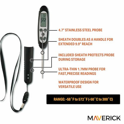 Fast Read Digital Probe Thermometer