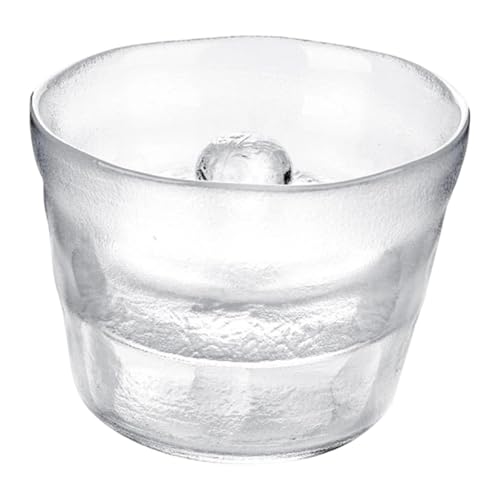 Glass Pickle Jar with Weight Lid Fermentation Kimchi Storage Pickle Pot Container for Sauerkrau Fruit Preservation, 1Pc Height 9.6cm