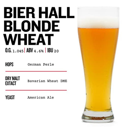 Northern Brewer - Siphonless 1 Gallon Craft Beer Making Starter Kit, Equipment and Beer Recipe Kit (Wheat) - color: Wheat