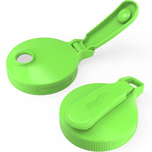 Masontops Multi Top - 2PK - Wide Mouth Mason Jar Lids with Pour Spout and Flip Cap – Sip, Pour, Store & More - Jar Not Included - color: Green, size: Wide Mouth