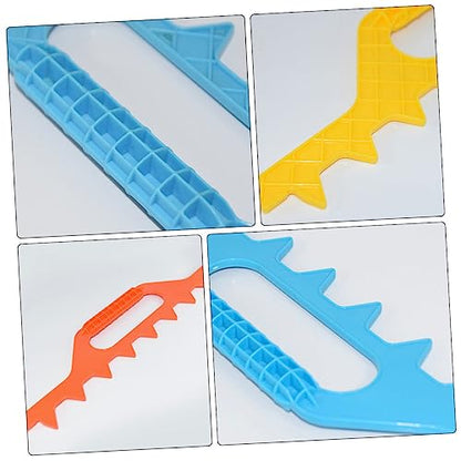 3pcs Beehive Frame Measuring Rake Beekeeping Tool Spacer Rake for Bee Frames Plastic Material Bee Hive Accessory