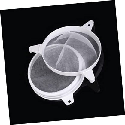 LABRIMP Double Sieve Mesh Sieve Strainer Honey Filter Tool Beekeeping Equipment for Honey Straining