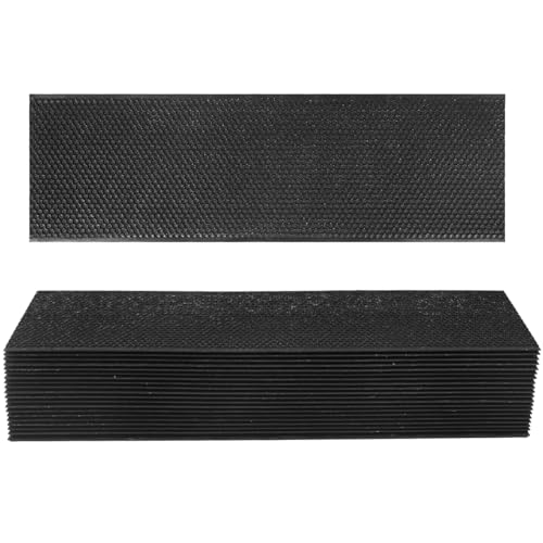 20 Pcs Bee Hive Foundation Beehive Waxed Coated Foundation Sheets Bee Foundation Sheets for Medium Super Bee Hive Waxed Foundation for Bee Frames 5-5/8-Inch Plastic Beehive Foundation Sheets - size: Medium