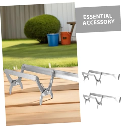 Kichvoe 2pcs Beekeeping Frame Lifter Tool and Frame Gripper Clamp Set Metal Hive Tool for Beehive Inspection and Honey Harvesting