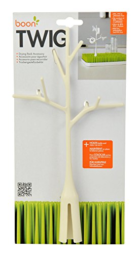 Boon Twig Grass and Lawn Drying Rack Accessory, White - color: White, size: 1 Pack, style: Twig