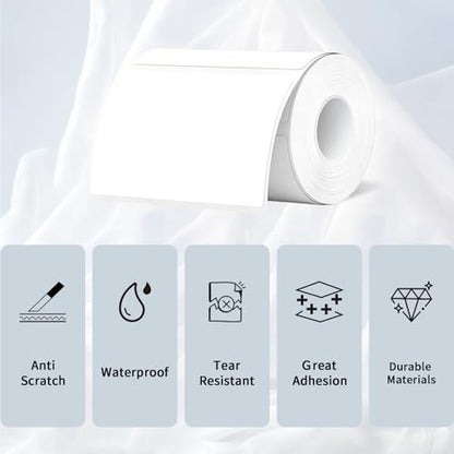 3×4 Inch White Thermal Labels,Waterproof Direct Thermal Label,300 Sheets per Roll with Perforated Lines - color: White, size: 3'' X 4''
