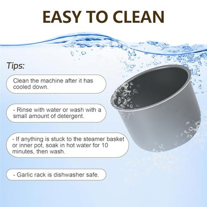 6L Black Garlic Fermenter 90W Automatic Intelligent Fermentation Box with Inner Pot and Garlic Shelf, 7-12 Days Black Garlic Sweet Rice Wine Maker Natto Yogurt Fermentation Pot 110V 60HZ