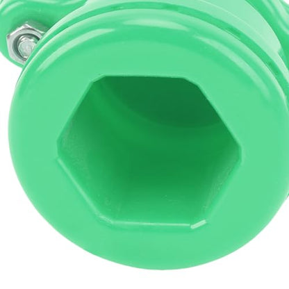 CHICIRIS Honey Gate, 2pcs Food Grade Plastic Leak Proof Valve with O Ring Seal, for Honey Extractor and Bucket Beekeeping Equipment (Green) - color: Green