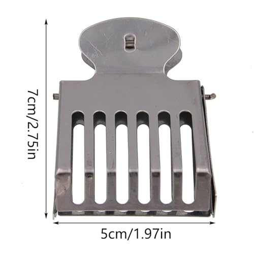 TopHomer 10 Pcs Beekeeping Clip Stainless Steel Hand Queen Bee Catcher Cage Beekeeeping Tool for Beekeeper Easy to Use - style: 10 Pcs