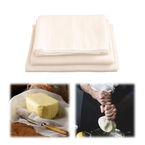 10 Pcs Cotton Cheese Cloths,Food Grade Reusable Cheese Cloth Bag For Straining Liquid,Juicing,Cooking (40 * 40cm) - size: 40*40cm